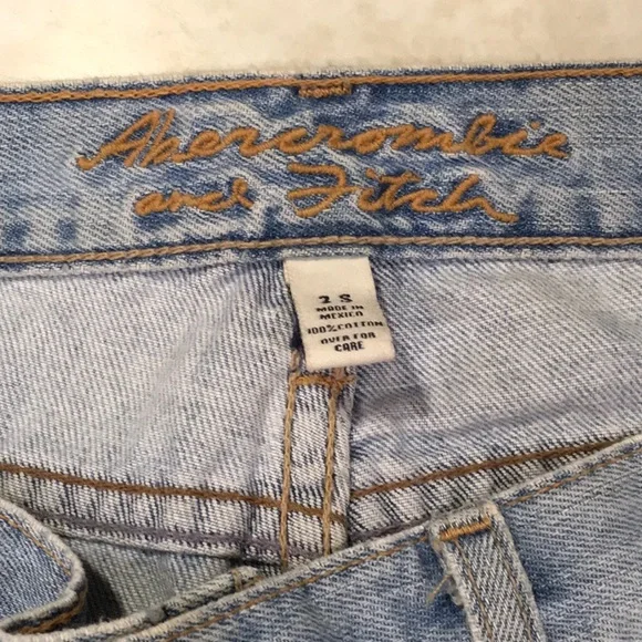 ABERCROMBIE & FITCH Womens Emma Very Distressed Jeans 25 - Picture 2 of 16